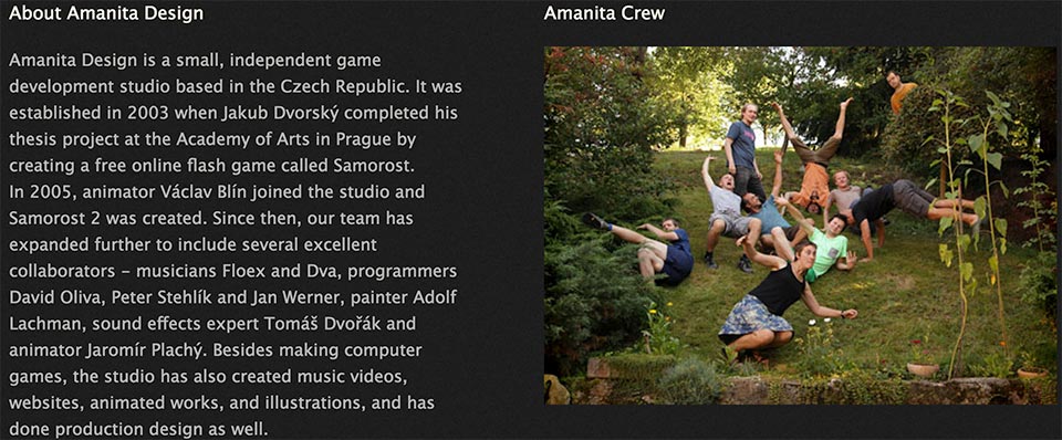 Amanita Design 的介绍和团队
